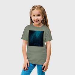 Футболка хлопковая детская Million Dollar Depression, цвет: авокадо — фото 2