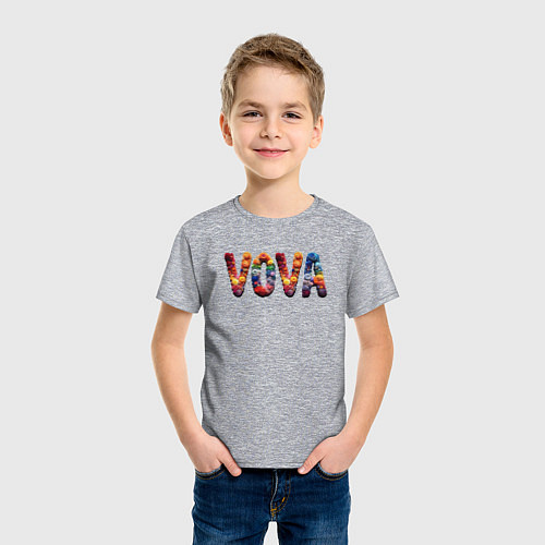 Детская футболка Vova yarn art / Меланж – фото 3