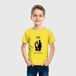 Футболка хлопковая детская Depeche Mode - some great reward box, цвет: желтый — фото 2