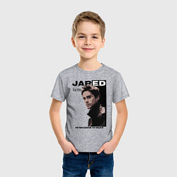 Футболка хлопковая детская Jared Joseph Leto 30 Seconds To Mars, цвет: меланж — фото 2