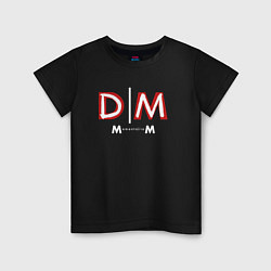 Футболка хлопковая детская Depeche Mode - Memento Mori logo new, цвет: черный