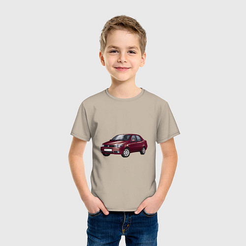 Детская футболка Fiat Albea / Миндальный – фото 3