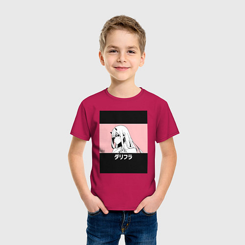 Детская футболка Франкс Зеро Ту / Маджента – фото 3