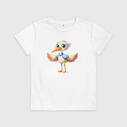 Детская футболка Маленький аистёнок