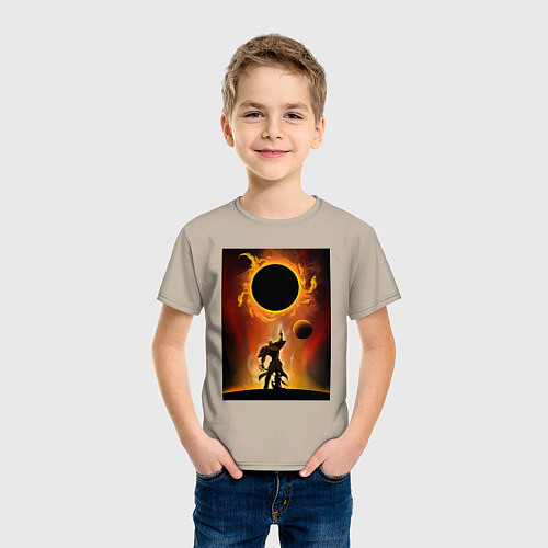 Детская футболка Эсканор грех льва / Миндальный – фото 3