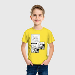 Футболка хлопковая детская Очень приятно Бог Томоэ, цвет: желтый — фото 2
