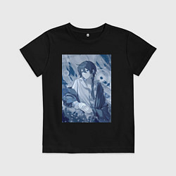 Футболка хлопковая детская Ванитас врач, цвет: черный