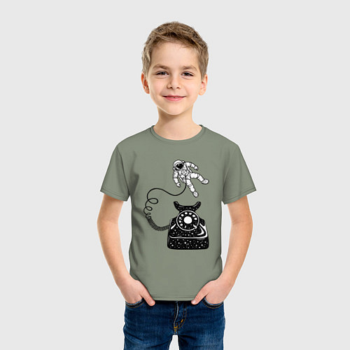 Детская футболка Космический телефон / Авокадо – фото 3
