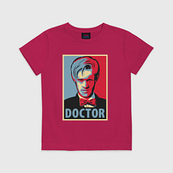 Футболка хлопковая детская Doctor, цвет: маджента