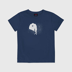 Футболка хлопковая детская Медвежьи рассказы, цвет: тёмно-синий