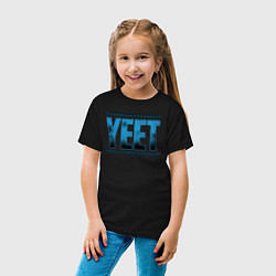 Футболка хлопковая детская Jey Uso yeet wwe, цвет: черный — фото 2