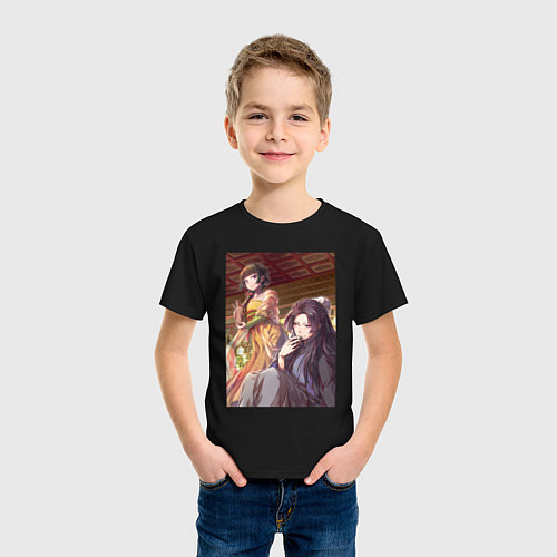 Детская футболка Монолог фармацевта Жэньши выпивает / Черный – фото 3