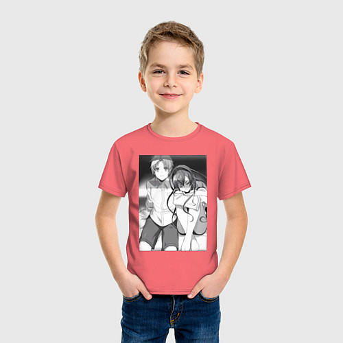 Детская футболка Реинкарнация безработного Эрис Бореас Грейрат Руде / Коралловый – фото 3