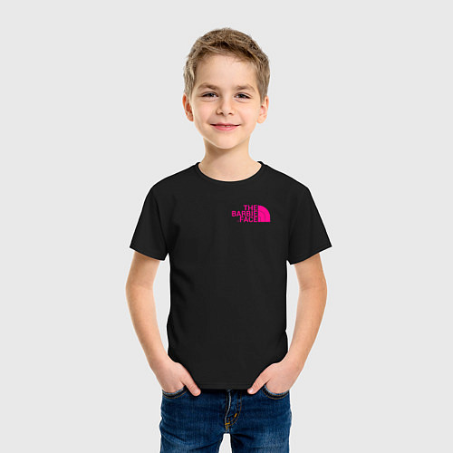 Детская футболка The barbie face / Черный – фото 3