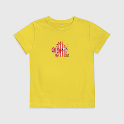 Футболка хлопковая детская Удивительная рыба, цвет: желтый
