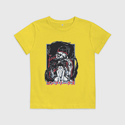 Футболка хлопковая детская Hunter x Hunter Гон дух, цвет: желтый