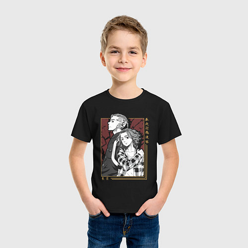 Детская футболка Токийские мстители Кен Рюгуджи Мандзиро Сано / Черный – фото 3