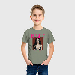 Футболка хлопковая детская Pressure Megan Fox, цвет: авокадо — фото 2