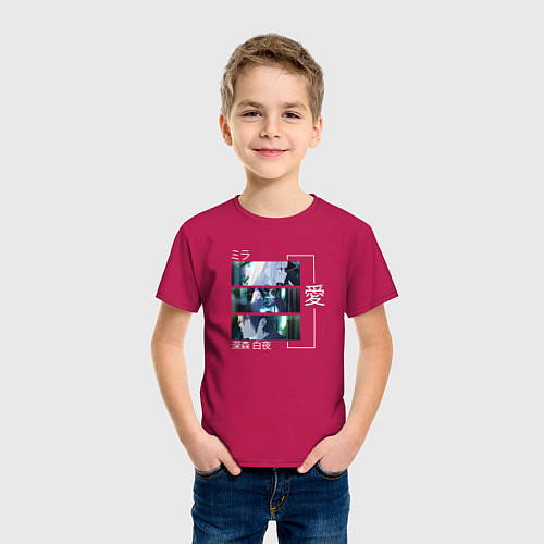 Детская футболка Волшебница и злой офицер / Маджента – фото 3