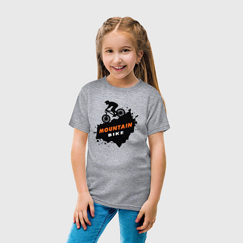 Детская футболка Горный велик / Меланж – фото 4