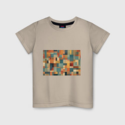 Футболка хлопковая детская Inspired by Paul Klee, цвет: миндальный