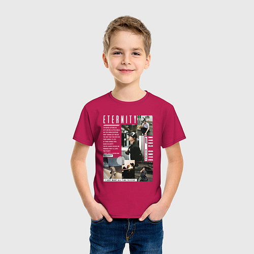 Детская футболка Stray kids Bang Chan Eternity / Маджента – фото 3