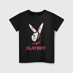 Футболка хлопковая детская Slayboy, цвет: черный