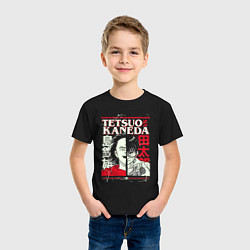Футболка хлопковая детская Акира Тетсуо Канеда, цвет: черный — фото 2
