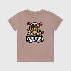 Футболка хлопковая детская Игры вуду, цвет: пыльно-розовый