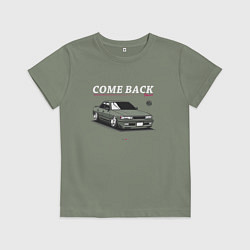 Футболка хлопковая детская Toyota chaser come back, цвет: авокадо
