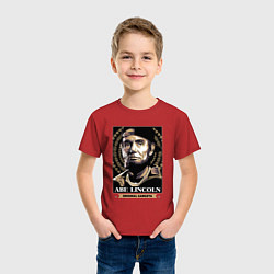 Футболка хлопковая детская Lincoln gangster, цвет: красный — фото 2