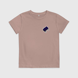 Футболка хлопковая детская Электронный компонент для радиолюбителей, цвет: пыльно-розовый