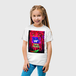 Футболка хлопковая детская Загадка Лоры Палмер, цвет: белый — фото 2