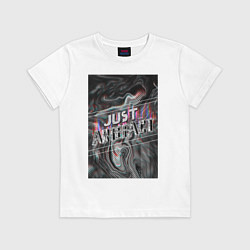 Футболка хлопковая детская Just Artefact, цвет: белый