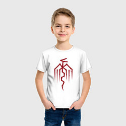 Футболка хлопковая детская Symbol of the City of Chains - Dragon Age, цвет: белый — фото 2