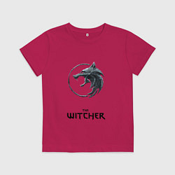 Футболка хлопковая детская The witcher ciri, цвет: маджента