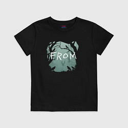 Футболка хлопковая детская From series, цвет: черный