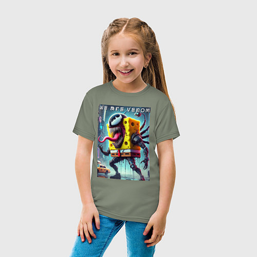 Детская футболка Bob-Venom - cyberpunk / Авокадо – фото 4