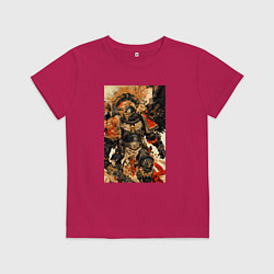 Футболка хлопковая детская Вархаммер арт, цвет: маджента
