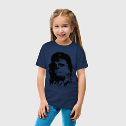 Футболка хлопковая детская Star wars - Chewie Guevara, цвет: тёмно-синий — фото 2