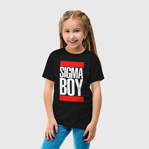 Детская футболка Sigma boy / Черный – фото 4