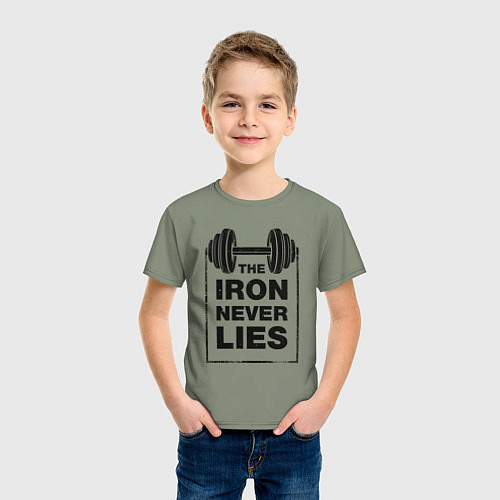 Детская футболка Железо никогда не лжет / Авокадо – фото 3