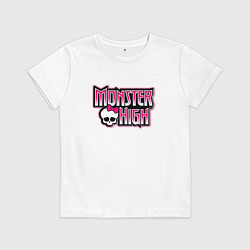 Детская футболка Monster High надпись