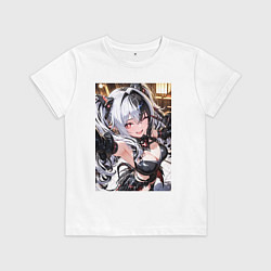 Футболка хлопковая детская Jetavie Punishing Gray Raven, цвет: белый