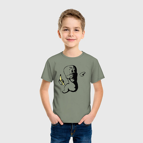 Детская футболка Червяк с бананом / Авокадо – фото 3