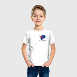 Футболка хлопковая детская Я Австралиец - патриотизм, цвет: белый — фото 2