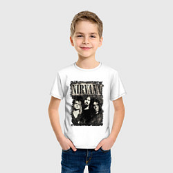 Футболка хлопковая детская Nirvana foto, цвет: белый — фото 2
