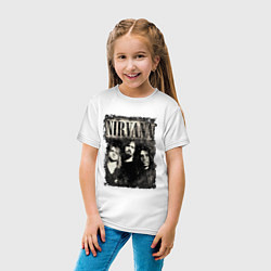 Футболка хлопковая детская Nirvana foto, цвет: белый — фото 2