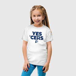 Футболка хлопковая детская Yes cers, цвет: белый — фото 2