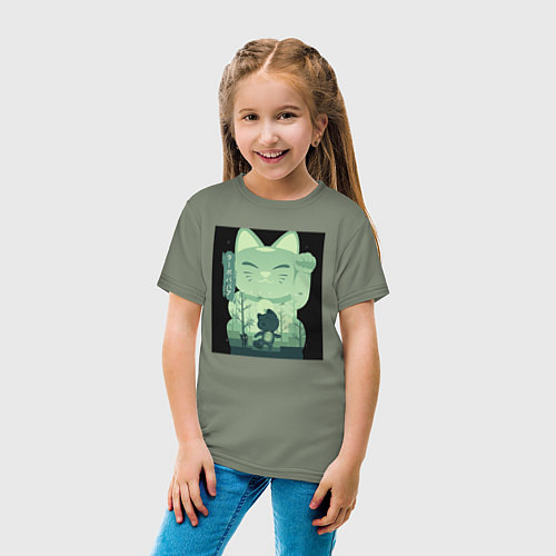 Детская футболка Neko Turbo Granny Dandadan / Авокадо – фото 4